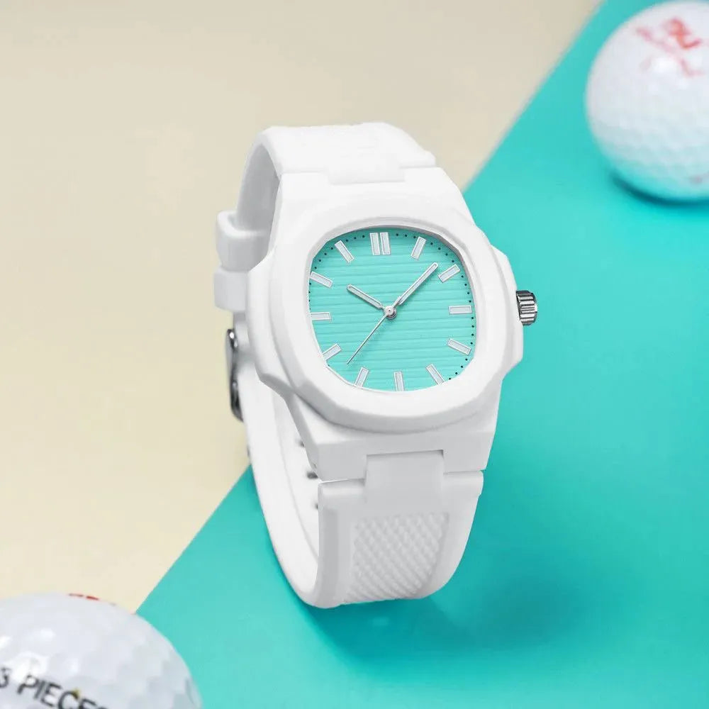 Relógio Masculino Branco Veneza